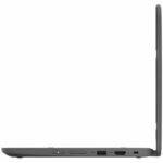 Lenovo 300e Yoga Chromebook Gen 4 82W2000AUS 11.6" Touchscreen Convertible 2 in 1 Chromebook - HD - Octa-core (ARM Cortex A76 + Cortex A55) - 4 GB - 32 GB Flash Memory - English Keyboard - Graphite Gray