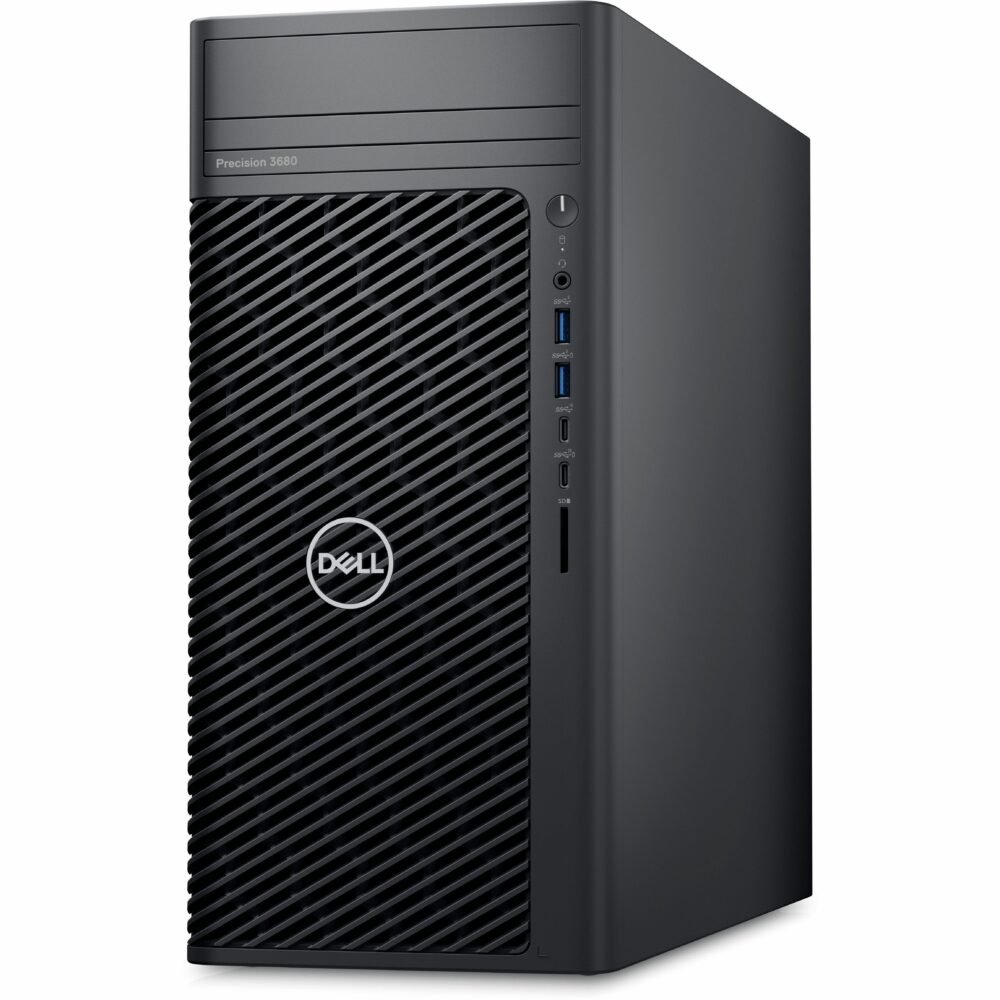 Dell Precision 3000 3680 Workstation - Intel Core i5 14th Gen i5-14500 - vPro Technology - 16 GB - 512 GB SSD - Tower - Black