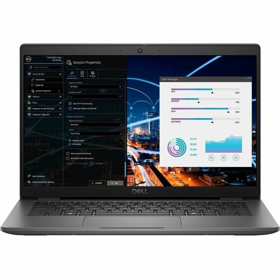 Dell Latitude 3000 3450 14" Touchscreen Notebook - Full HD - Intel Core i7 13th Gen i7-1355U - 16 GB - 512 GB SSD - Soft Charcoal