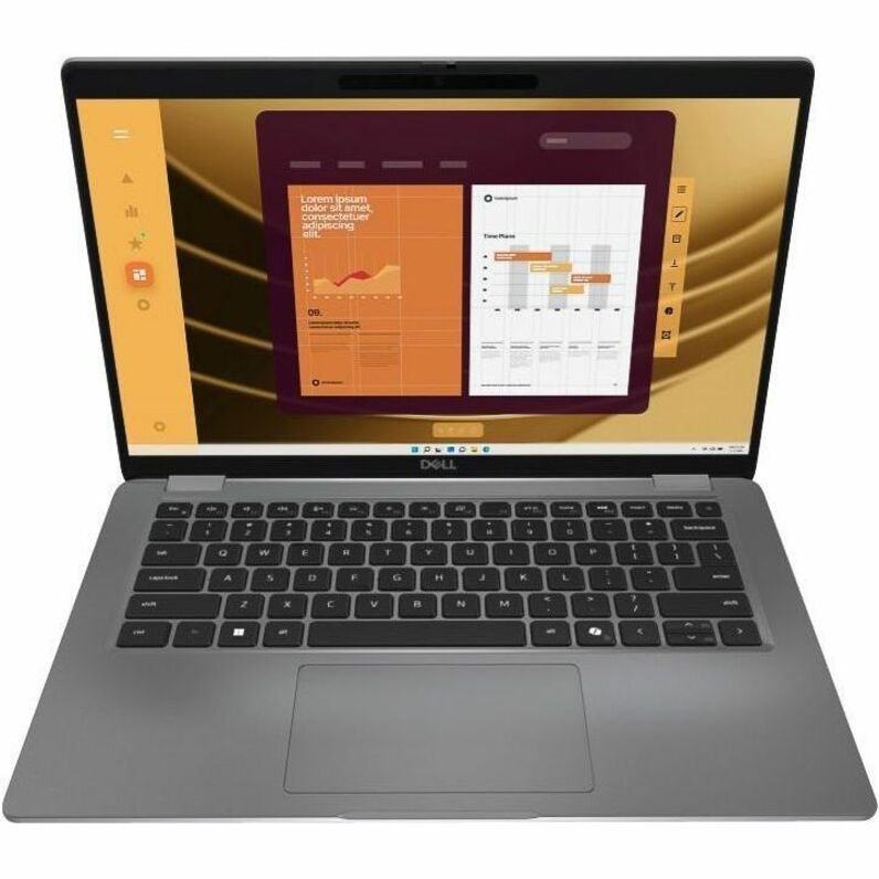 Dell Latitude 5000 5450 14" Touchscreen Notebook - Full HD - Intel Core Ultra 5 135U - vPro Technology - 16 GB - 512 GB SSD - Titan Gray