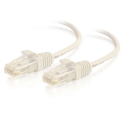 C2G 10ft Cat6 Ethernet Cable - Slim - Snagless Unshielded (UTP) - White - patch cable - 10 ft - white