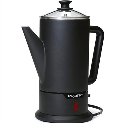 Coffee Perk 12Cup Stainless-Bk