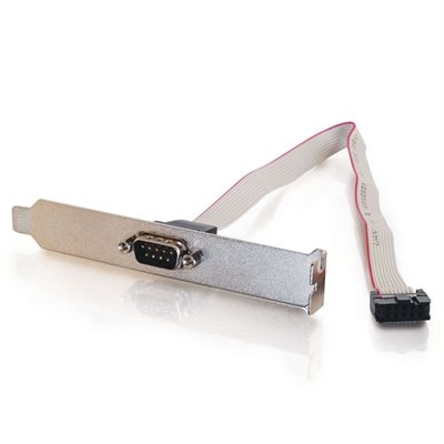 C2G - serial cable - DB-9 to 10 pin IDC - 10 in