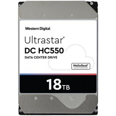 WD Ultrastar DC HC550 WUH721818ALE6L4 - hard drive - 18 TB - SATA 6Gb/s