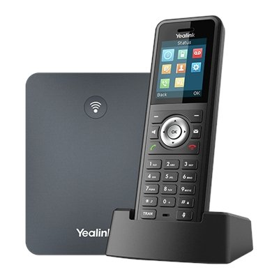Yealink W79P - cordless VoIP phone - with Bluetooth interface with caller ID - 3-way call capability