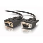 C2G 3ft RS232 DB9 Straight Through Shielded Serial Extension Cable - M/F