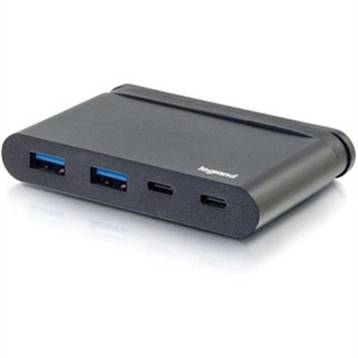 C2G USB C Multiport Adapter with USB and USB C - USB 3.0 - Power Delivery up to 100W - M/F