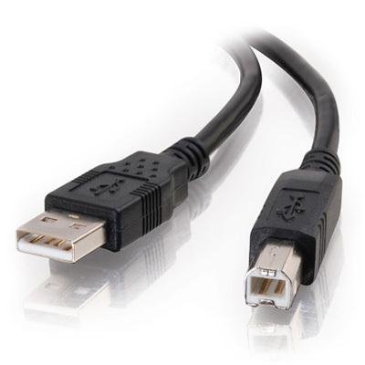 C2G 9.8ft USB A to USB B Cable - USB A to B Cable - USB 2.0 - Black - M/M