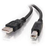 C2G 16.4ft USB A to USB B Cable - USB A to B Cable - USB 2.0 - Black - M/M