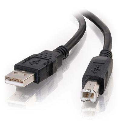 C2G 16.4ft USB A to USB B Cable - USB A to B Cable - USB 2.0 - Black - M/M