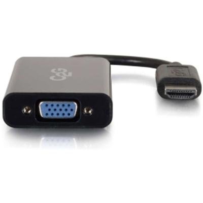 C2G HDMI to VGA + Audio Adapter - HDMI to VGA + Audio Converter - 1080p - video converter - black