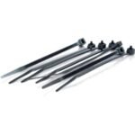 C2G 4in Cable Tie Multipack (100 pack) - Black - cable tie
