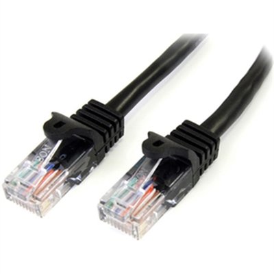 StarTech.com Cat5e Patch Cable with Snagless RJ45 Connectors - 100 ft, Black