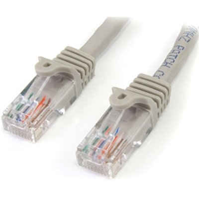 StarTech.com Cat5e Patch Cable with Snagless RJ45 Connectors - 100 ft, Gray