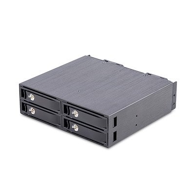 StarTech.com 4-Bay Backplane for U.2 Drives, Mobile Rack for 2.5inch U.2 (SFF-8639) NVMe HDD/SSD