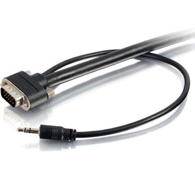 C2G 6ft Select VGA + 3.5mm Stereo Audio A/V Cable M/M - In-Wall CMG-Rated - VGA cable - 6 ft