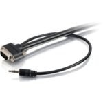 C2G 10ft Select VGA + 3.5mm Stereo Audio A/V Cable M/M - In-Wall CMG-Rated - VGA cable - 10 ft