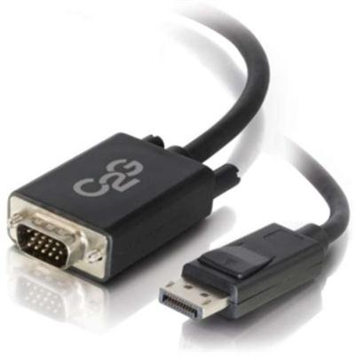 C2G 3ft DisplayPort to VGA Adapter - DP to VGA Video Adapter Cable - DisplayPort 1.2 - 1080p - M/M