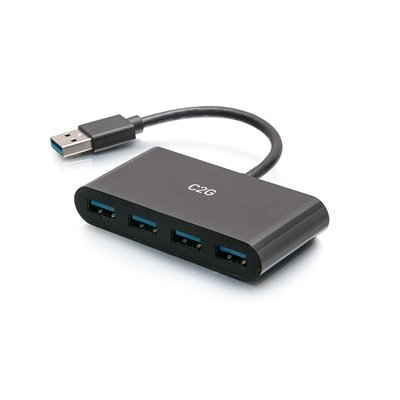 C2G 4-Port USB Hub - USB 3.0 Hub - SuperSpeed USB - 5Gbps