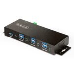 StarTech.com 7-Port Managed USB Hub - Metal Industrial Housing - Mountable - USB 3.2 (5Gbps)