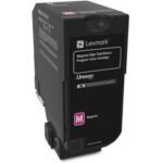 Lexmark - High Yield - magenta - original - toner cartridge - LCCP, LRP