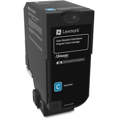 Lexmark - cyan - original - toner cartridge - LCCP, LRP