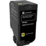 Lexmark - yellow - original - toner cartridge - LCCP, LRP