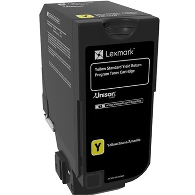 Lexmark - yellow - original - toner cartridge - LCCP, LRP