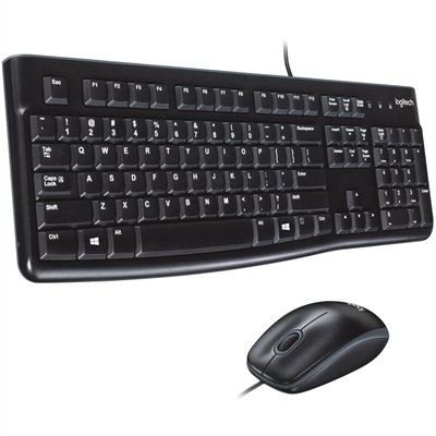 Logitech Desktop MK120 - keyboard and mouse set - English