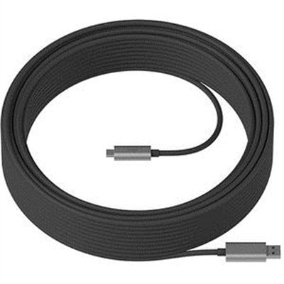Logitech Strong - USB-C cable - USB Type A to 24 pin USB-C - 82 ft