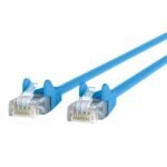 Belkin Cat6 1ft Blue Ethernet UTP Patch Cable, Snagless, Molded, RJ45, M/M, 1'