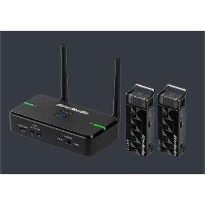 AVerMedia AVerMic Dual Mic with Smart Pair AW315F - wireless microphone system