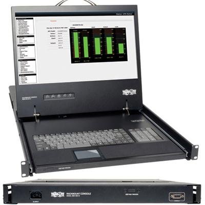 Tripp Lite Rack Console KVM Cable Kit w/ 19" LCD PS/2 1U TAA GSA - KVM console - 19"