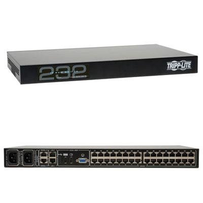 Tripp Lite 32-Port Cat5 IP KVM Switch 1 Local 2 Remote 16 USB Dongles Rackmount - KVM switch - 32 ports - rack-mountable
