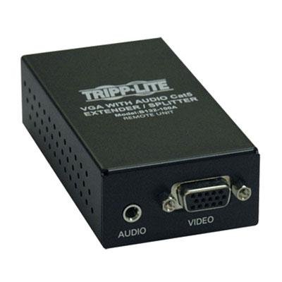 Tripp Lite VGA + Audio Over Cat5/Cat6 Remote Unit Video Extender / Splitter - video/audio extender