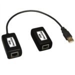 Tripp Lite 1-Port USB Over Cat5/Cat6 Extender Video Transmitter Receiver 150' - USB extender - USB
