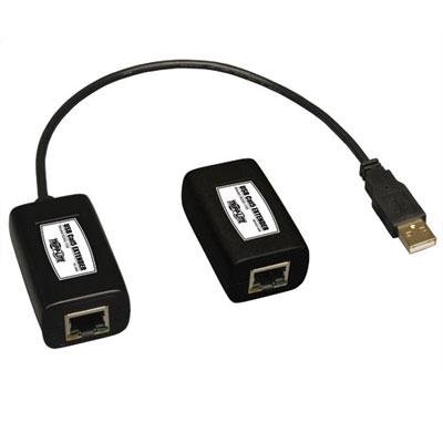 Tripp Lite 1-Port USB Over Cat5/Cat6 Extender Video Transmitter Receiver 150' - USB extender - USB