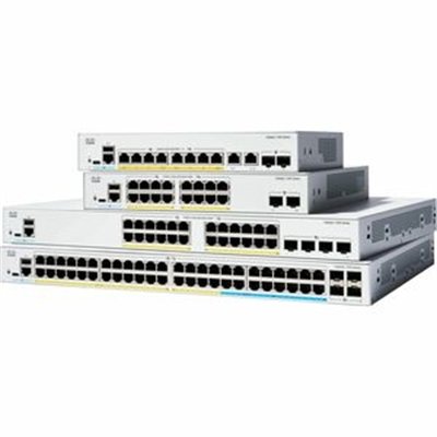 Cisco Catalyst 1300 - switch - L2 - managed - 48 x 10/100/1000 (PoE+) + 4 x 1 Gigabit SFP - rack-mountable - PoE+