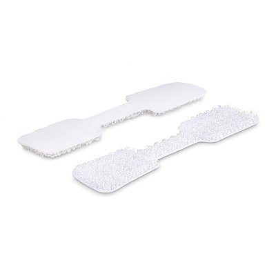 StarTech.com 3.5in (9cm) Cable Labels, 100 Pack White, Cable/Cord Tags (CABLE-TAG-HLWH) - cable identification labels - hook-to-hook fastener, write-on