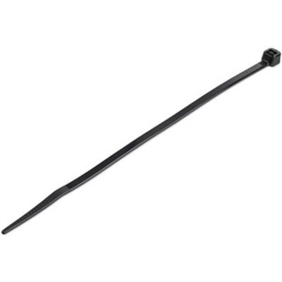 StarTech.com 6" Cable Ties - 1-3/8" Dia, 40lb Tensile Strength, Nylon, UL Listed, 100 Pack - Black