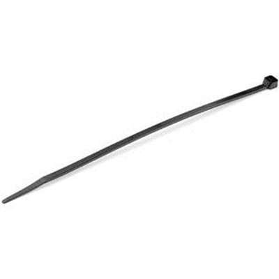 StarTech.com 8" Cable Ties - 2-1/8" Dia, 50lb Tensile Strength, Nylon, UL Listed, 100 Pack - Black