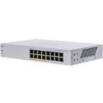 Cisco Business 110 Series 110-16PP - switch - 16 ports - unmanaged - rack-mountable