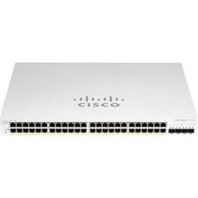 Cisco Business 220 Series CBS220-48FP-4X - switch - 48 ports - smart - rack-mountable