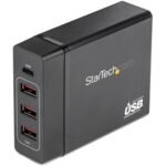 StarTech.com USB-C Charging Station w/ PD, 72W, USB-C + USB-A, Portable USB-C Power Adapter/Charger