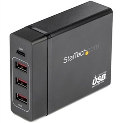 StarTech.com USB-C Charging Station w/ PD, 72W, USB-C + USB-A, Portable USB-C Power Adapter/Charger