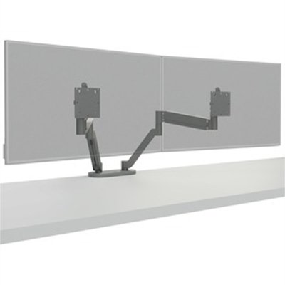 Chief Koncis Dual Display Monitor Arm - For Displays 10-32" - Silver