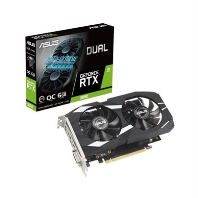 ASUS Dual GeForce RTX 3050 6GB - OC Edition - graphics card - GF RTX 3050 - 6 GB