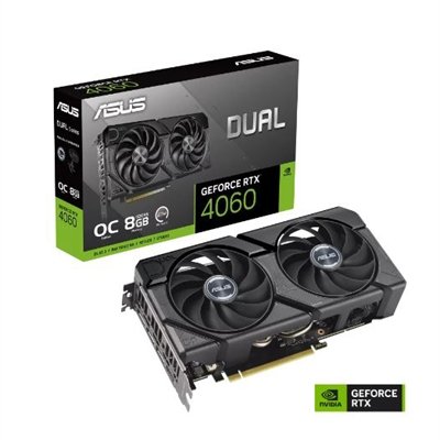 ASUS DUAL GeForce RTX 4060 EVO 8GB - OC Edition - graphics card - GeForce RTX 4060 - 8 GB