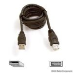 6 foot USB Extension Cable, Male A to Female A, DSTP...Our Belkin USB Extension Cable extends your existing USB device cable by six feet. With this handy Cable, you'll never have to struggle with cables that are too short while connecting your printer, scanner, drive, or adapter. Molded-strain relief construction and PVC overmolding ensure a lifetime of error-free transmissions and our Flextec cable jacket is flexible for use in tight areas.