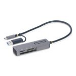 StarTech.com USB 3.0 Multi-Media Memory Card Reader, SD/microSD/CompactFlash, USB-C or USB-A